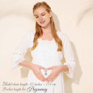 <span class=keywords><strong>Collana</strong></span> Bola di <span class=keywords><strong>gravidanza</strong></span> della palla di armonia della campana del chiamante del carillon musicale della melodia dell'ala di angelo - Product Image 4