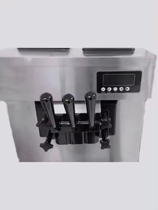 Machine à glace italienne commerciale 3 saveurs Express Gelato au yaourt glacé crème glacée molle machine à crème glacée - Product Image 4
