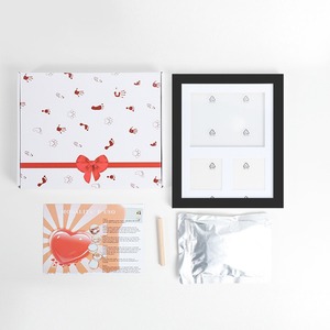 Pet Paw Print Photo <b>Frame</b> Rectangle <b>Black</b> <b>Frame</b> Artificial Board Home Decor Living Room Bedroom Study - Product Image 2