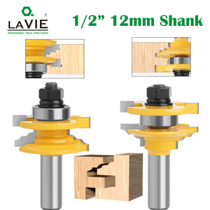 Fresa para espigas de marco con mango de 1/2 pulgada para carpintería, puertas de gabinetes de MDF y paneles de puerta - Product Image 5