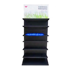 Tùy chỉnh cửa hàng bán lẻ nhà bộ đồ giường bedsheet Bộ nhớ bọt gối du lịch đệm Phụ kiện sản phẩm kim Loại hiển thị giá đứng - Product Image 1