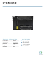 PLC O-M-R Usado CP1E-N30DR-D, Serie CP1E, Unidad de CPU PLC, Unidades de Control de Sistema CNC, Automatización Industrial