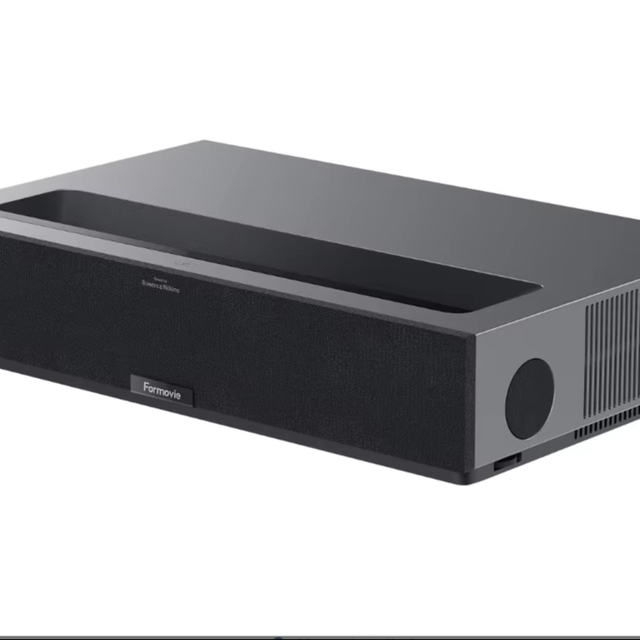 Theater Ultra Short Focus 4K Laser Projector | Triple Laser Projector with View and Built-in Speaker