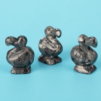 Nature Pierre Dodo Oiseau Figurine Sculpté À La Main Reiki Pierres Précieuses Oiseau Statue Cristal De Guérison
