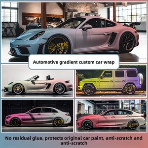 Pellicola Adesiva per Auto Cambia Colore, Decorazioni Personalizzate con Gradiente Colorato, Finitura Stile Caramella Sognante - Product Image 2