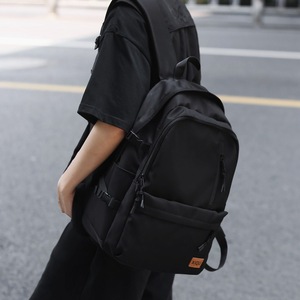 Xiqu <b>Backpack</b> <b>For</b> Men Women 13 Inch <b>Laptop</b> Bag Large Capacity Travel School Daily Use Solid Color Black White - Product Image 3