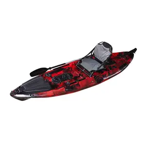 Plastic roto-mold new dace pro 10ft fishing kayak with rudder system