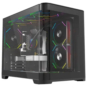 Boîtier Powercase populaire M-Atx boîtier d'ordinateur Atx Matx tours et étuis Spcc Pc Desktop Gaming MICRO TOWER GAMING boîtier d'ordinateur