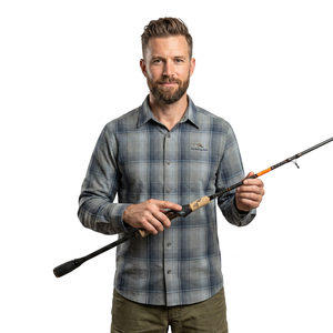 Caña <span class=keywords><strong>de</strong></span> Pescar Ultraligera <span class=keywords><strong>de</strong></span> 2.2m para Pesca <span class=keywords><strong>de</strong></span> Pez Roca, 2 Secciones, Acción Lenta, Mango <span class=keywords><strong>de</strong></span> Carbono, para Pesca con Señuelos en Lagos y Arroyos - Product Image 2
