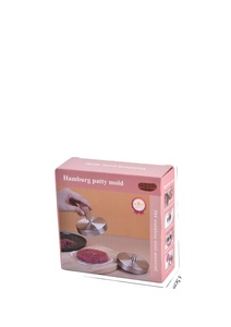 DIY 친환경 주방용 304 스테인리스 스틸 밥볼 샌드위치 오믈렛 몰드 버거 패티 사계절용 수동 햄버거 프레스 - Product Image 6
