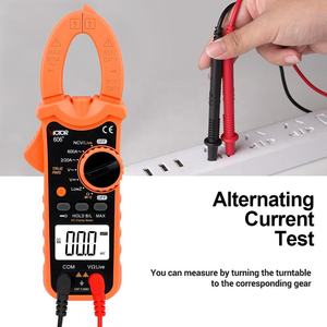 VICTOR 606+ Digital <b>Clamp</b> Meter 1999 Counts 600V 600A <b>Clamp</b> Multimeter With Live NCV Flashlight LOW INPEDANCE Voltage - Product Image 2