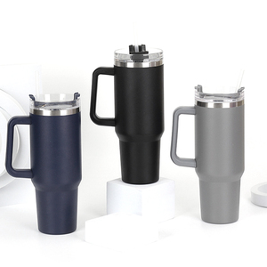 <span class=keywords><strong>Tasse</strong></span> a <span class=keywords><strong>Cafe</strong></span> Sippy Cup Fabricant de gobelets en acier inoxydable 40 oz en vrac Gobelet en acier inoxydable Vaso avec poignée en paille - Product Image 5