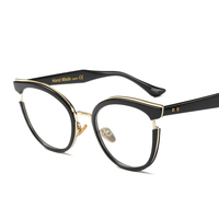 Gafas de Luz Azul para Mujer, Monturas Ópticas Grandes, Anteojos Sólidos con Protección Contra Luz Azul para Miopía e Hipermetropía