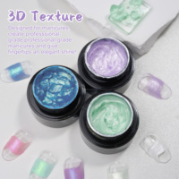 Nouvelle collection de gels texturés 3D sans HEMA ni TPO, faible odeur, pour nail art, vente en gros de vernis gel