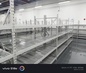 הסיטונאי כבד מחורר פלדה מדפים מדף 3000 ק "ג קיבולת בגדלים מותאמים אישית & ציפויים תעשייתיים טרום מגולוון מדפים מגולוון - Product Image 2