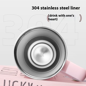Dernière tasse de voiture en acier inoxydable 304 tasse à eau sous vide de grande capacité avec des performances d'isolation thermique élevées pour les femmes - Product Image 1