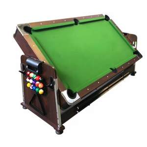 DQ Sản Xuất Hiện Đại Quay Vòng 4 Trong 1 Đa Trò Chơi Bi-a Pool Bảng Air Hockey Bảng Top