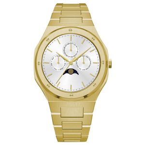 นาฬิกาข้อมือคู่โครโนกราฟสำหรับผู้ชายผู้หญิง,นาฬิกาข้อมือเทคโนโลยีทำจากสเตนเลสมียี่ห้อ MOQ ต่ำผลิตจากประเทศจีน - Product Image 2