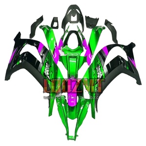Cuerpo de inyección para <span class=keywords><strong>KAWASAKI</strong></span> NINJA 2017 ZX10R 16 17 18 19 20 54No.37 ZX 10R <span class=keywords><strong>1000</strong></span> 2016 2017 <span class=keywords><strong>2018</strong></span> Rosa verde 2019 2020 Carenado - Product Image 1