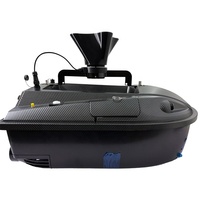 Caméra sous-marine avec moniteur 7 pouces, bateau à appâts pour la pêche à la carpe, sonar, détecteur de poissons, GPS, coque en ABS, drone de pêche RC, bateau à appâts, deux batteries 15,6 Ah