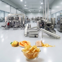 Ligne de production de chips de pommes de terre clé en main pour la fabrication de snacks frits, incluant la découpe, la blanchiment et la friture