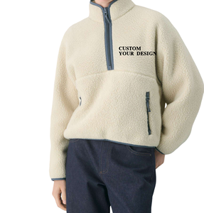 Veste <span class=keywords><strong>coupe</strong></span>-<span class=keywords><strong>vent</strong></span> décontractée pour <span class=keywords><strong>femme</strong></span>, personnalisée, de haute qualité, imperméable, doublure en soie, demi-fermeture éclair, <span class=keywords><strong>coupe</strong></span> régulière, douce et ample - Product Image 1