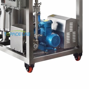 2023 Nuevo diseño Evaporador de película descendente 100L-500L/hr Tasa de recuperación Evaporación de solvente Reciclaje Refrigeración Intercambio de calor - Product Image 5