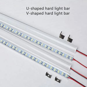 Tira de LED Rígida SMD 5730 DC12v/24v <span class=keywords><strong>Doble</strong></span> Fila 144 LEDs/M Barra de Luz Rígida en Forma de <span class=keywords><strong>V</strong></span>/U Longitud Arbitraria de 10CM a 100CM - Product Image 2