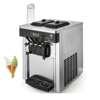Machine à crème glacée molle Offre Spéciale Si Hao YKF-8218T 3 saveurs Machine à crème glacée VEVOR