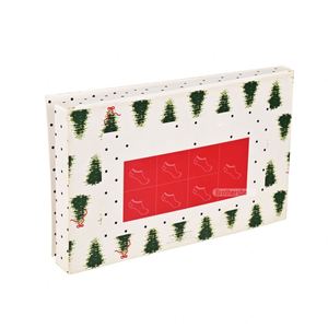 Caja de Regalo Rígida de Diseño Personalizado con Cinta, Patrón de Árbol de Navidad, Cartón Rectangular, Empaque de Alta Gama para Regalos y Manualidades - Product Image 6