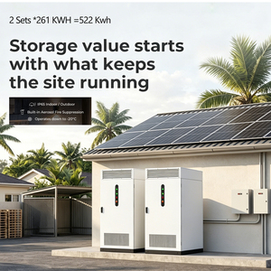 Sistema <span class=keywords><strong>de</strong></span> Almacenamiento <span class=keywords><strong>de</strong></span> Baterías <span class=keywords><strong>de</strong></span> 125kw 261KWH <span class=keywords><strong>de</strong></span> Alta Eficiencia con PCS, EMS y BMS Integrados, Compatible con Sistema Solar, Reducción <span class=keywords><strong>de</strong></span> Picos <span class=keywords><strong>de</strong></span> Consumo y Autocombustión Solar - Product Image 1