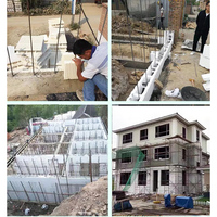 Blocs de mousse en polystyrène EPS ICF, coffrages isolants en béton, blocs ICF, système de construction pour la construction, panneau ICF