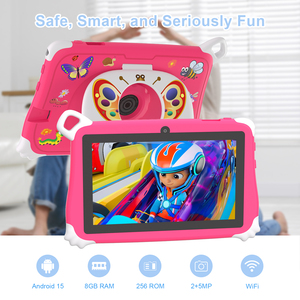 C Idea Nueva Tablet PC para Niños de 7 Pulgadas, 8GB RAM, 256GB ROM, Android 16, Wi-Fi, Resistente a Caídas, Uso Educativo (Rosa) - Product Image 2