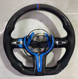 Volante de Fibra de Carbono YLD para <span class=keywords><strong>BMW</strong></span> M3 M4 M2 X3M X4M F06 F10 F15 F16 F22 F30 F31 F32 F33, Mejora <span class=keywords><strong>Interior</strong></span> del Automóvil - Product Image 6