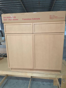 Vietnam armoire de cuisine en bois massif laque panneau de porte évier charnière tiroir panier-pas d'accessoires de contreplaqué antidumping inclus vente - Product Image 6