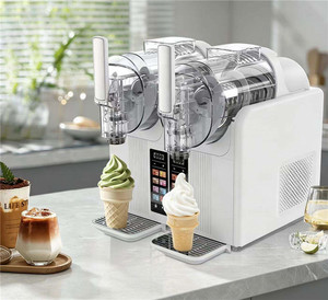 เครื่องทำน้ำแข็งปั่นอเนกประสงค์แบบสองถังสำหรับธุรกิจ - Product Image 4