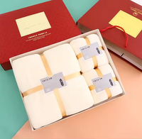 Ensemble de serviettes de bain de qualité supérieure pour la maison et l'hôtel, doux et absorbant, en microfibre corail, 3 pièces, souvenir de mariage