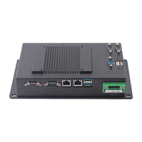 7 "Robuste Win10 Tablette Tactile Double Ports LAN 4xRS232 Sans Ventilateur Linux Panneau Pc Industriel Capacitif Écran Tactile Pc