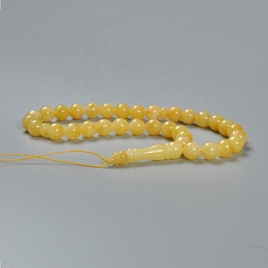 YS297 Certificato Tesbih Turco a 33 Perle, Rosario Islamico, Ciondolo Musulmano, <span class=keywords><strong>Collana</strong></span> di Preghiera Religiosa Autentica in <span class=keywords><strong>Ambra</strong></span> <span class=keywords><strong>Baltica</strong></span> Araba - Product Image 1