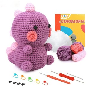 Kit de <span class=keywords><strong>crochet</strong></span> <span class=keywords><strong>Amigurumi</strong></span> fait main DIY <span class=keywords><strong>pour</strong></span> débutants, ensemble de matériel <span class=keywords><strong>pour</strong></span> la confection de poupées et jouets faits main - Product Image 4