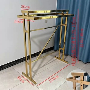 Hiện đại thép không gỉ kim loại quần áo GIá hỗ trợ cửa hàng hiển thị kệ cho quần áo - Product Image 3