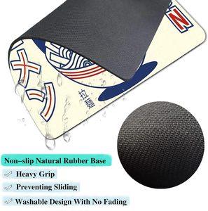 Tapis de souris imperméable, tapis de souris à thème alimentaire japonais pour souris sans fil, petit tapis de souris portable à thème Ramen pour ordinateur portable, PC et <span class=keywords><strong>Mac</strong></span> - Product Image 3