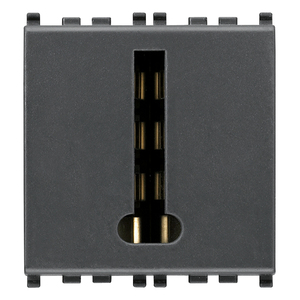 Prise téléphonique française 8P grise 5,1x4,3x5,3 cm pour installation murale - Product Image 1
