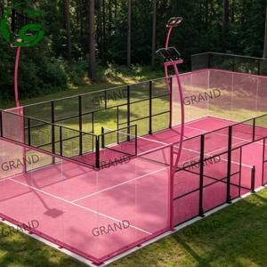 Cancha de Pádel Panorámica GRAND SPPC, Material de Vidrio Templado, Protección Completa, para Interiores y Exteriores - Product Image 1