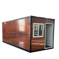 Casa Contenedor Expandible de Lujo, Casa Móvil Prefabricada Moderna para Vivir, Casa Plegable Modular de Doble Ala