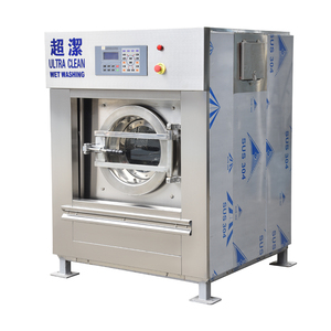 Lave-linge et sèche-linge combinés électriques en acier inoxydable 2 en 1, 25 kg 8 kg, entièrement automatiques, pour hôtel, école, buanderie - Product Image 2