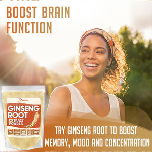 Polvo de Extracto de Raíz de Ginseng Panax de Tamaño Personalizado, Polvo de Ginseng Rojo Orgánico, Apoyo Inmunológico y Mejora de la Función Cerebral - Product Image 6