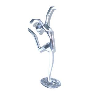 Figura de Aluminio Hecha en Proceso de Fundición con Pulido Espejo, Escultura de Decoración para el Hogar, Artesanía de Metal Pulido - Product Image 1