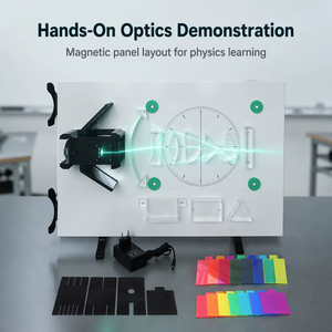 Gelsonlab HSPO-015 Tertiary color Óptica geométrica kit de enseñanza óptica instrumentos con Magneticpanel Kit - Product Image 1