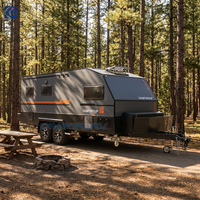 CAMPTRL 2026 Caravane de voyage tout-terrain 5 places, camping-car australien 4x4, triple couchage, grande caravane familiale pour le camping